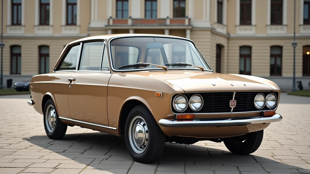 Fiat 124 original model that inspired Zhiguli 2105